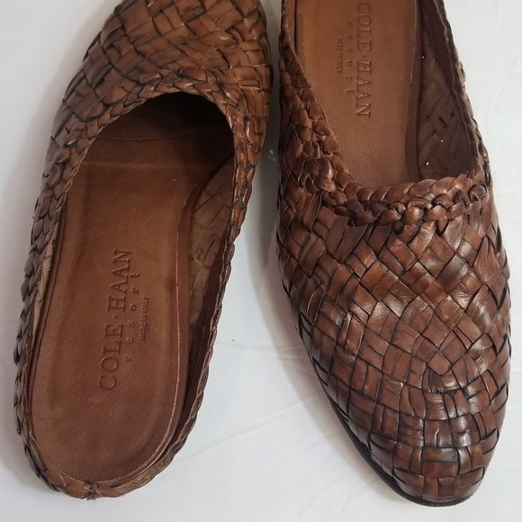Cole Haan Resort Toffee Women's Woven Sandal Flats - Picture 2 of 8
